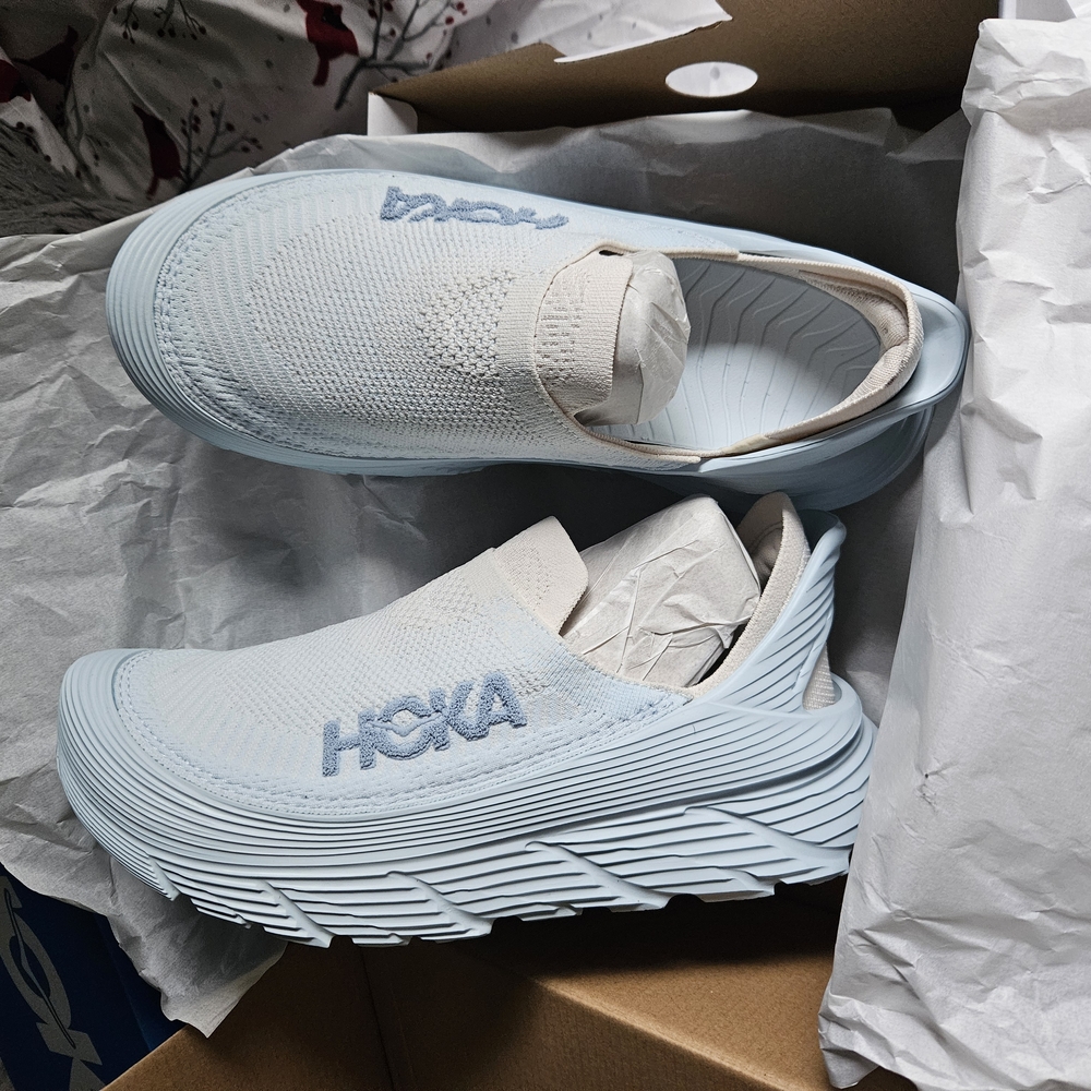 HOKA Blue Slip-On Sneakers